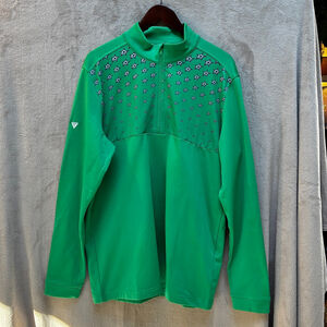 NWT Levelwear Dallas Stars NHL Official Men’s Size Large Quarter-Zip Pullover